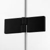 NEW TRENDY Kabina prysznicowa AVEXA BLACK drzwi uchylne 90x70x200 Polska produkcja EXK-1572/EXK-1573